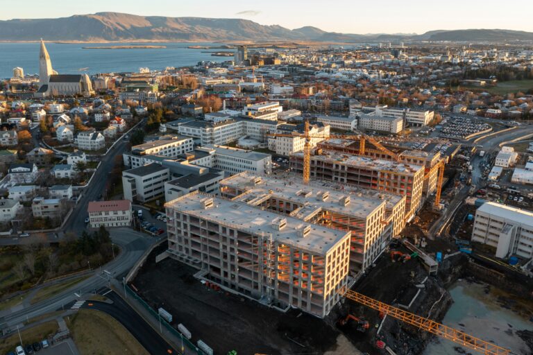 a large building under construction